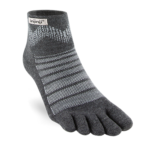 Injinji Outdoor Midweight Mini-Crew Wool - slate merino
