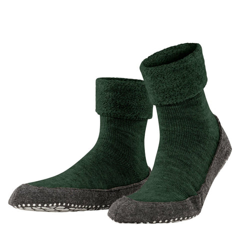 Falke Cosyshoe - Herren - green mel.