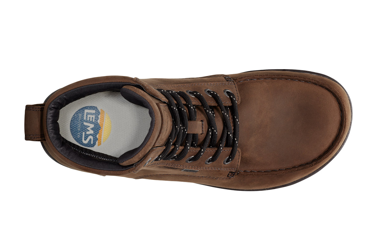 Lems Waterproof Boulder Boot weathered umber goFree Concepts
