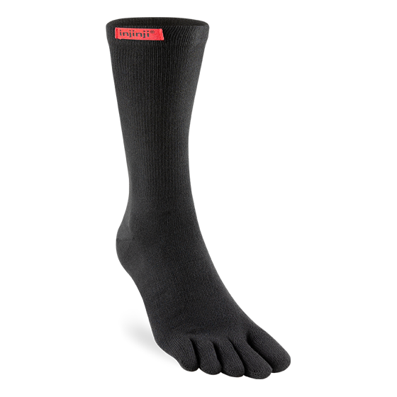 Injinji Sport Crew - black