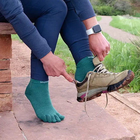 Injinji Liner Mini-Crew - agave
