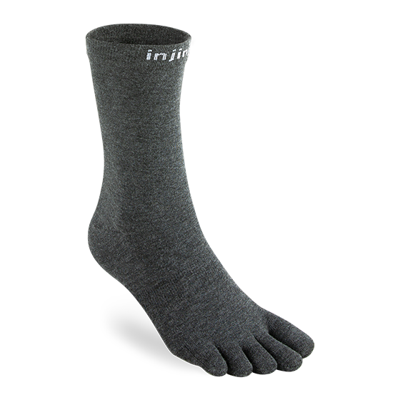 Injinji Liner Crew - black