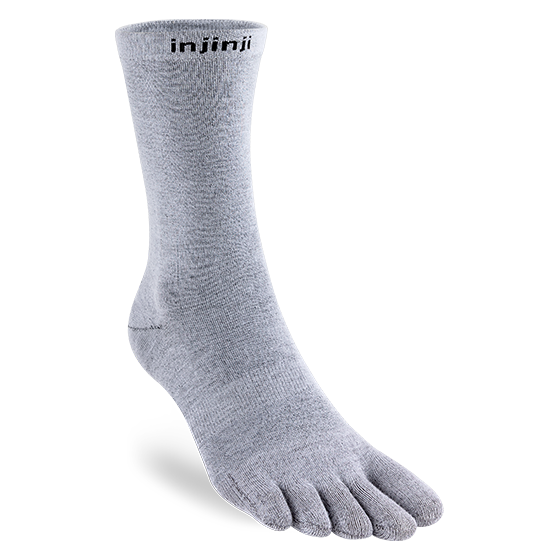 Injinji Liner Crew -  heather gray