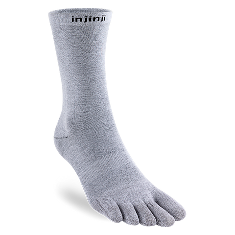 Injinji Liner Crew -  heather gray