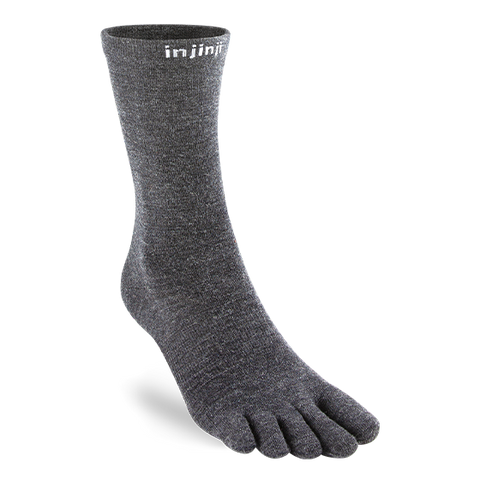 Injinji Liner Crew - slate merino