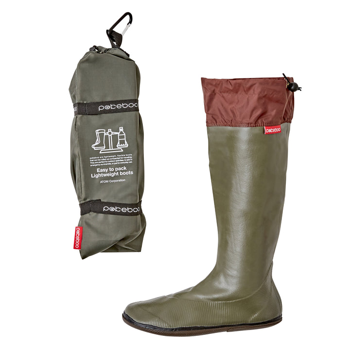 Pokeboo - Faltbarer Gummistiefel - khaki