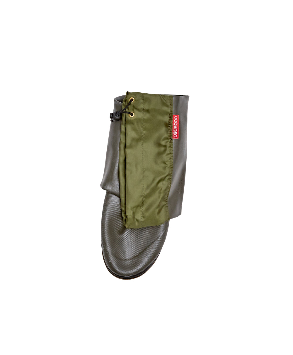 Pokeboo - Faltbarer Gummistiefel - black/green