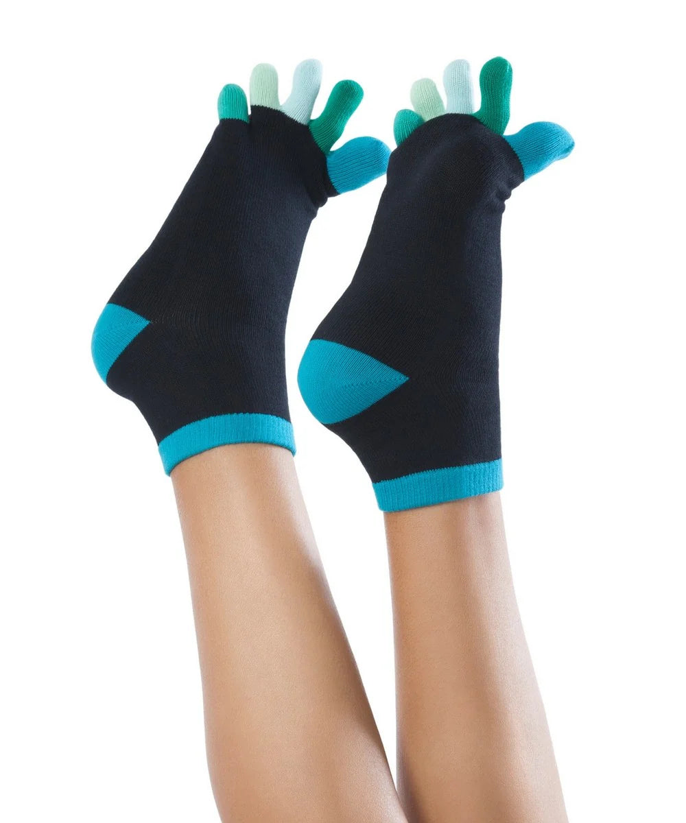 Knitido Zehensocken Rainbows - kurz