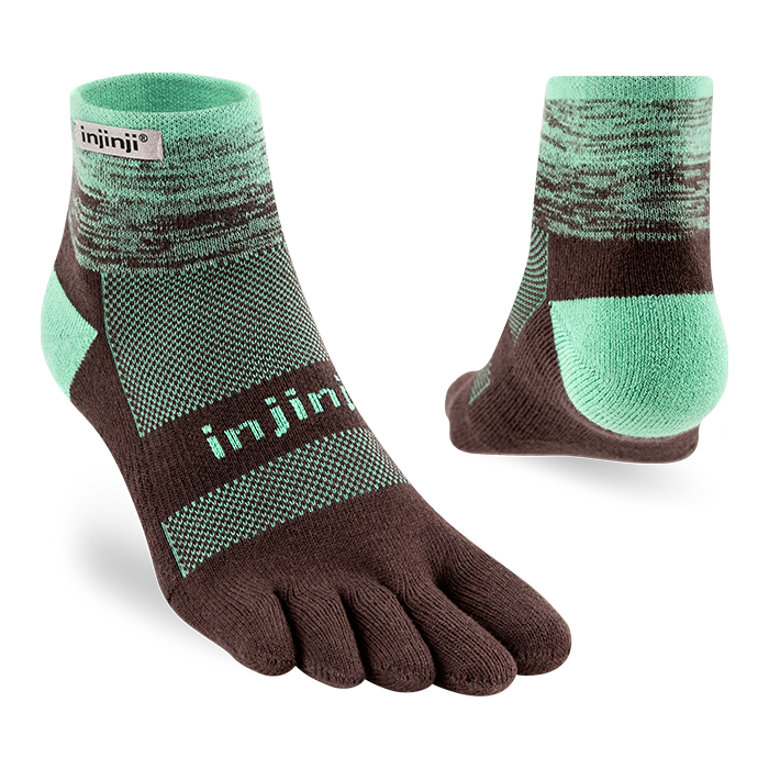 Injinji Trail Mini-Crew - mint