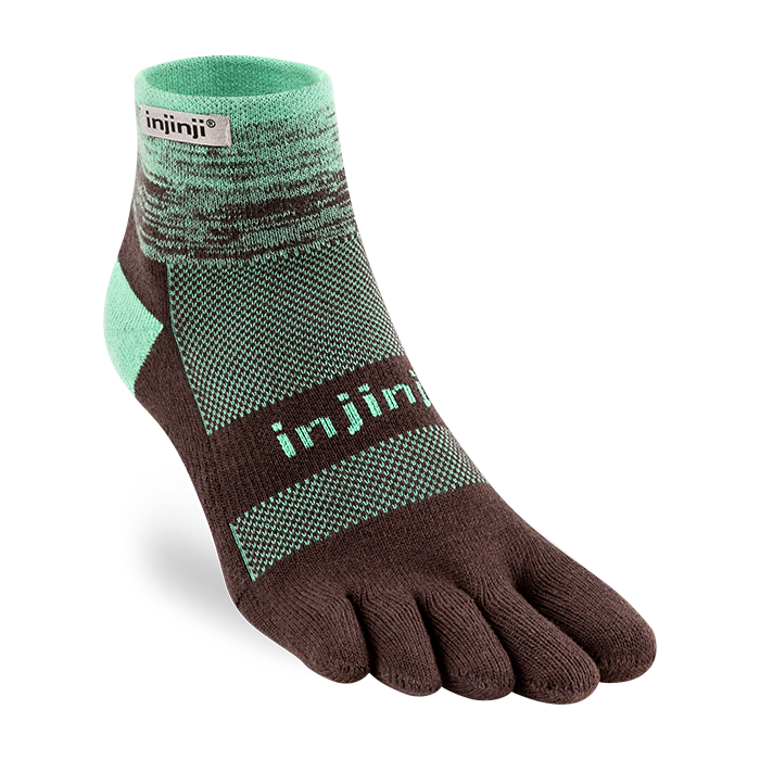 Injinji Trail Mini-Crew - mint