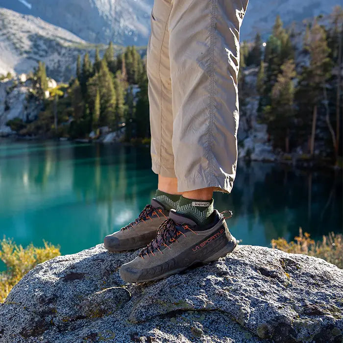 Injinji Outdoor Mini-Crew Merino Wool - forest