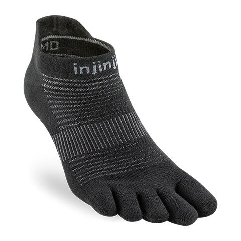 Injinji Run Lightweight No-Show - black