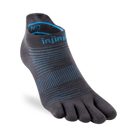 Injinji Run No-Show - carbon