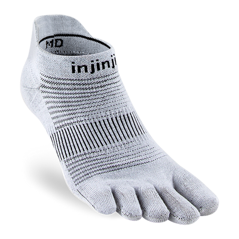 Injinji Run Lightweight No-Show - gray