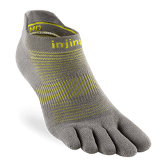 Injinji Run No-Show - neon silver
