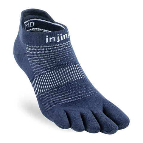Injinji Run Lightweight No-Show - navy