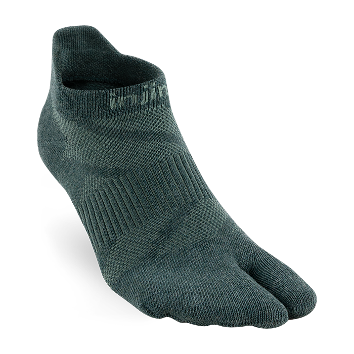 Injinji Split-Toe No-Show Cotton - juniper