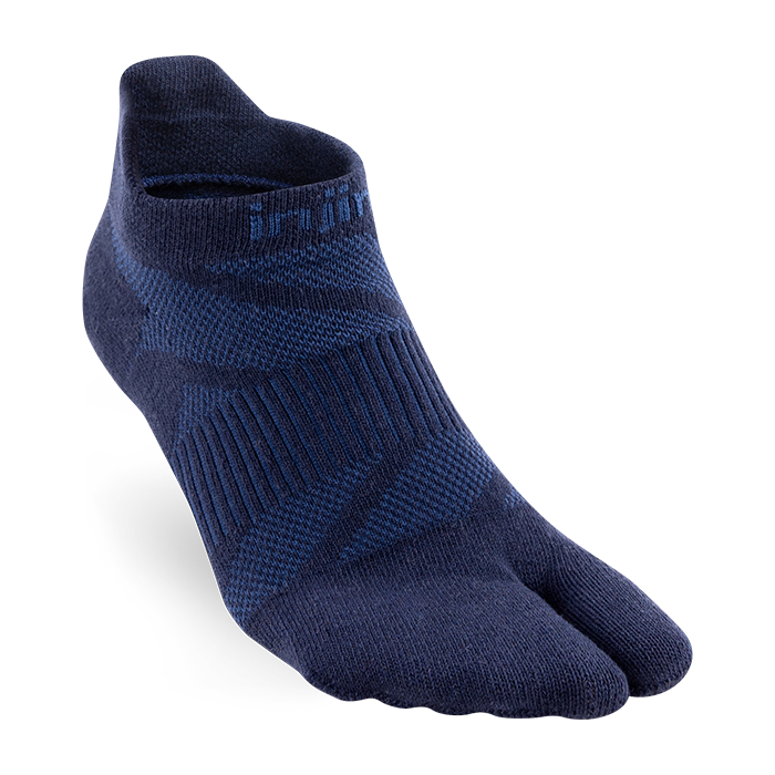 Injinji Split-Toe No-Show Cotton - marino