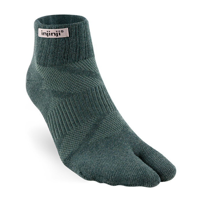 Injinji Split-Toe Mini-Crew Cotton - juniper