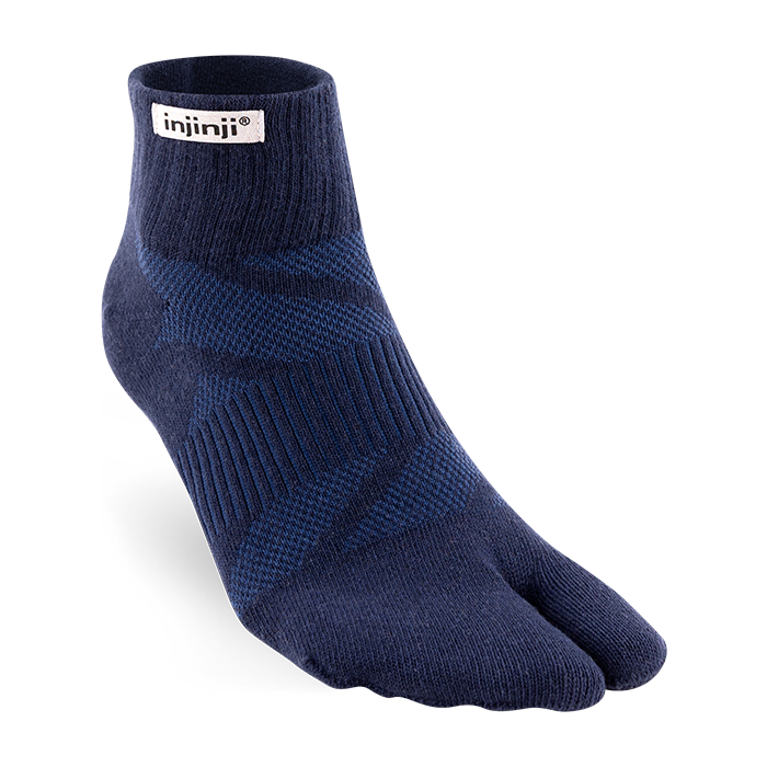 Injinji Split-Toe Mini-Crew Cotton - marino