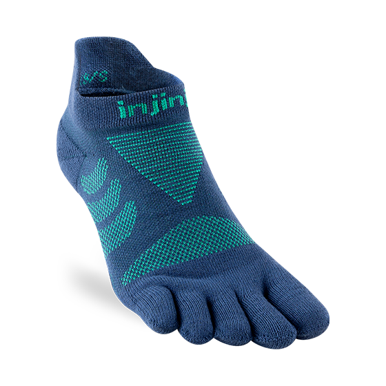Injinji Women's Ultra Run No-Show - poseidon