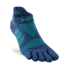 Injinji Women's Ultra Run No-Show - poseidon