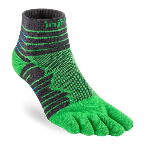 Injinji Ultra Run Mini-Crew - Emerald