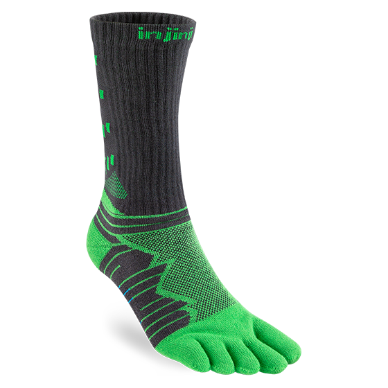Injinji Ultra Run Crew - emerald