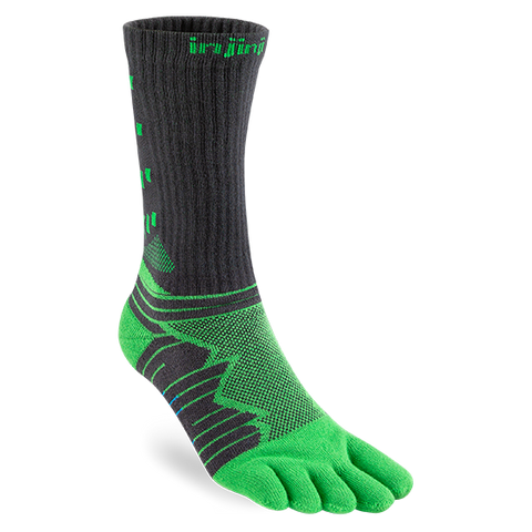 Injinji Ultra Run Crew - emerald