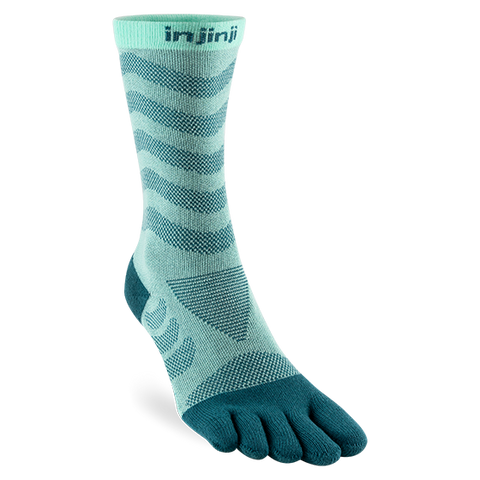 Injinji Women's Ultra Run Crew - glacier