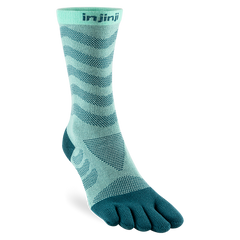 Injinji Women's Ultra Run Crew - glacier
