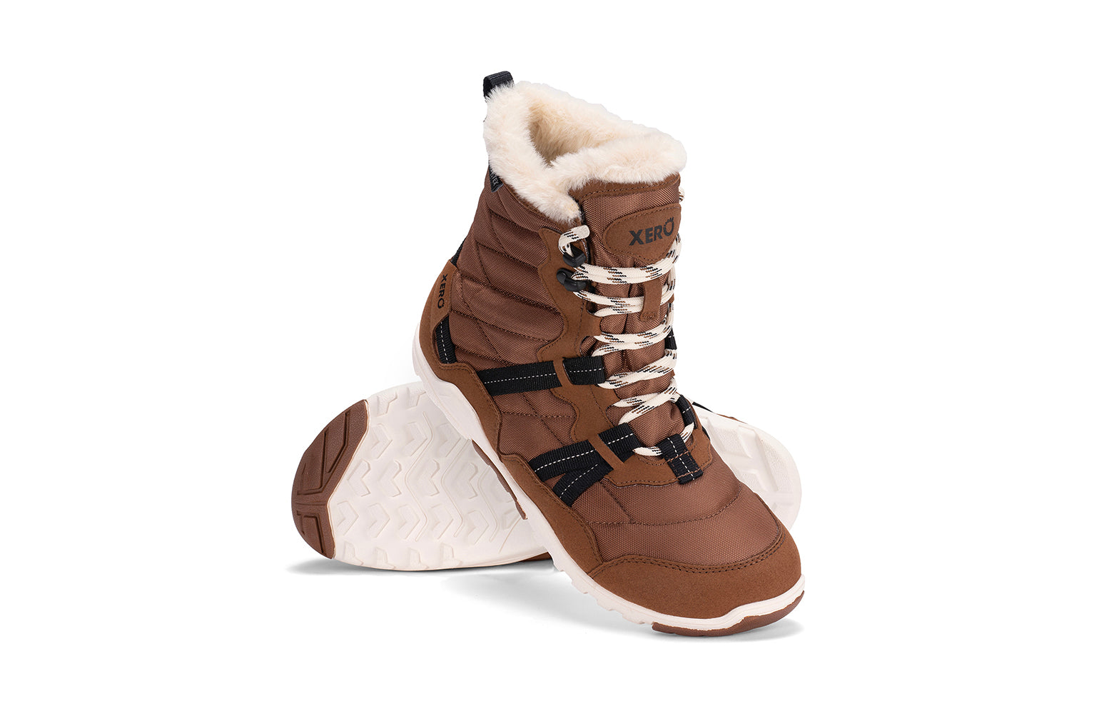 Xero Shoes Alpine Snow Boot (Damen) - rubber brown / eggshell