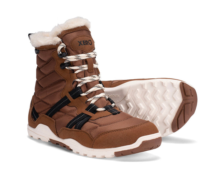 Xero Shoes Alpine Snow Boot (Damen) - rubber brown / eggshell