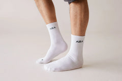 AIRA Barefoot Socks Crew - white