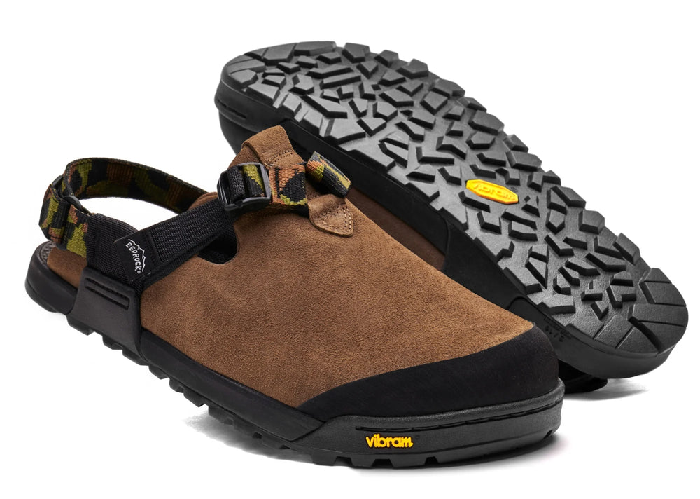 Bedrock Mountain Clog - Suede Leather - ponderosa brown