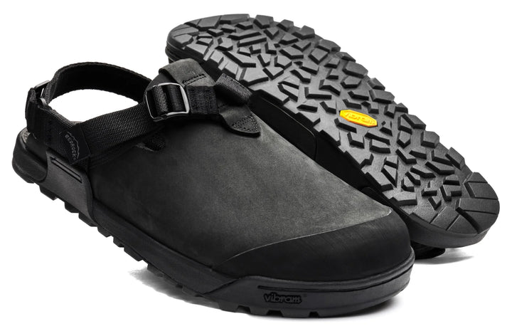 Bedrock Mountain Clog - Nubuck Leather - obsidian dark gray