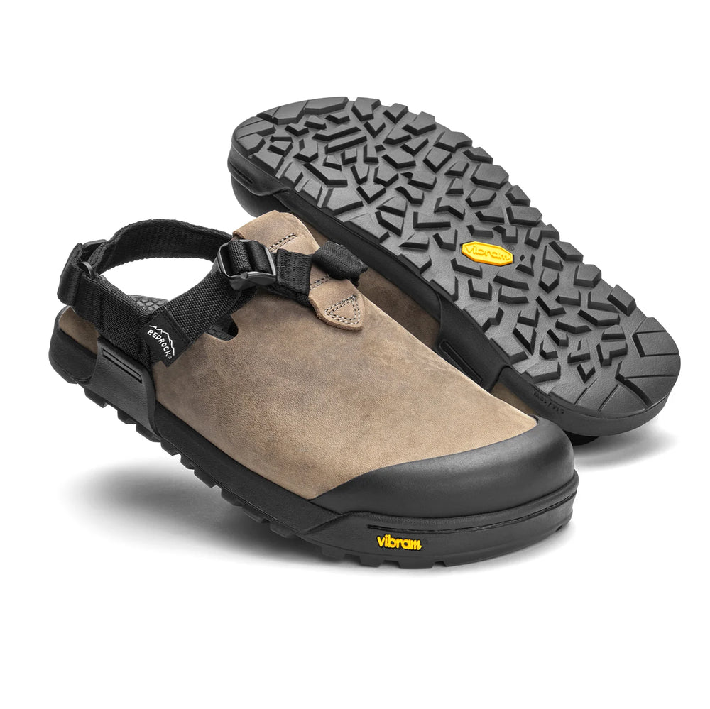 Bedrock Mountain Clog - Nubuck Leather - driftwood gray
