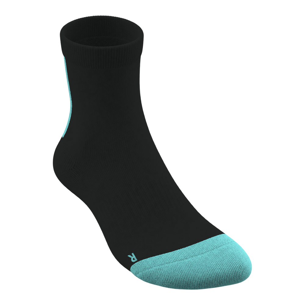 WideStripe Barfußsocken - schwarz