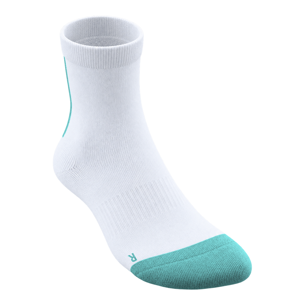 WideStripe Barfußsocken - weiß