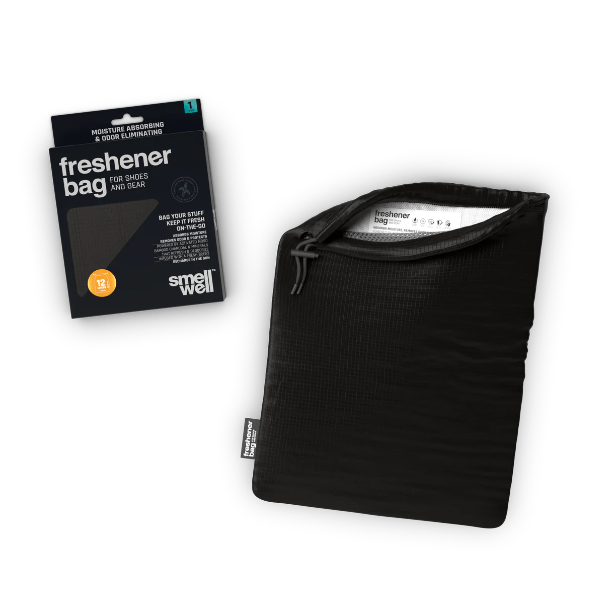 SmellWell Freshener Bag - Solid Black