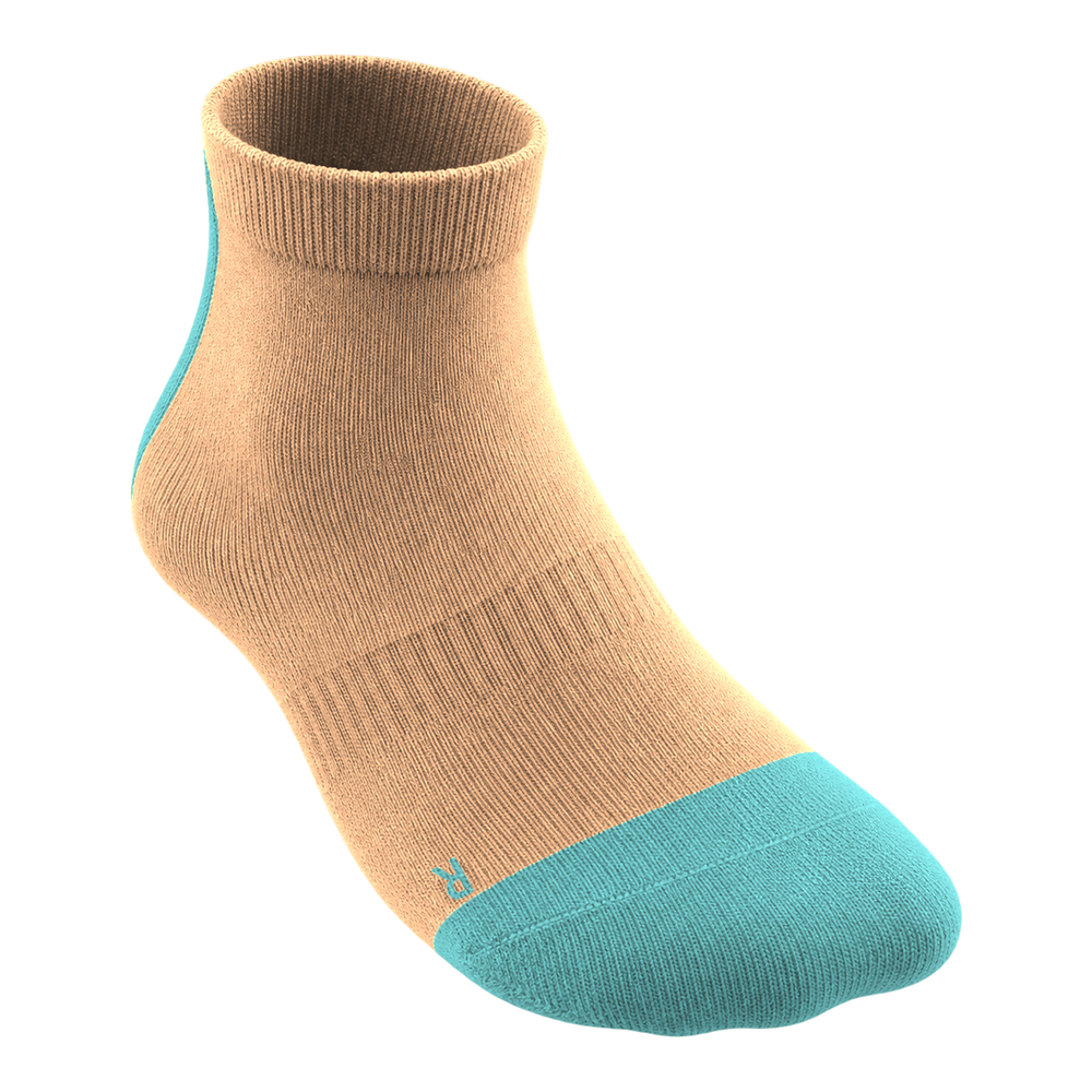 WideStripe Barfußsocken Kinder - beige