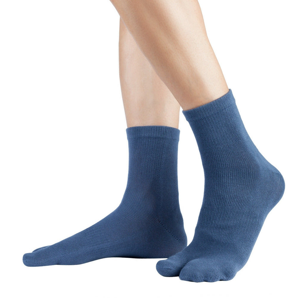 Knitido Tabi-Socken - mittel - dull blue