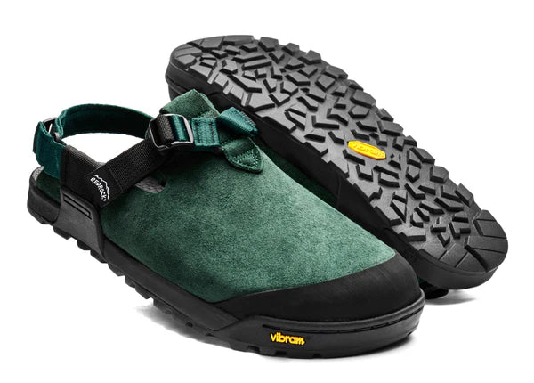 Bedrock Mountain Clog - Suede Leather - Cascade Green