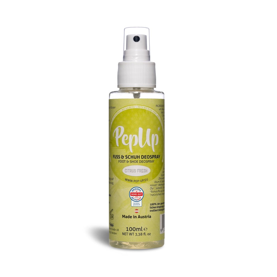 PepUp Fuß- und Schuh Deospray Citrus Fresh 100ml (Grundpreise: 149,00 €/L)