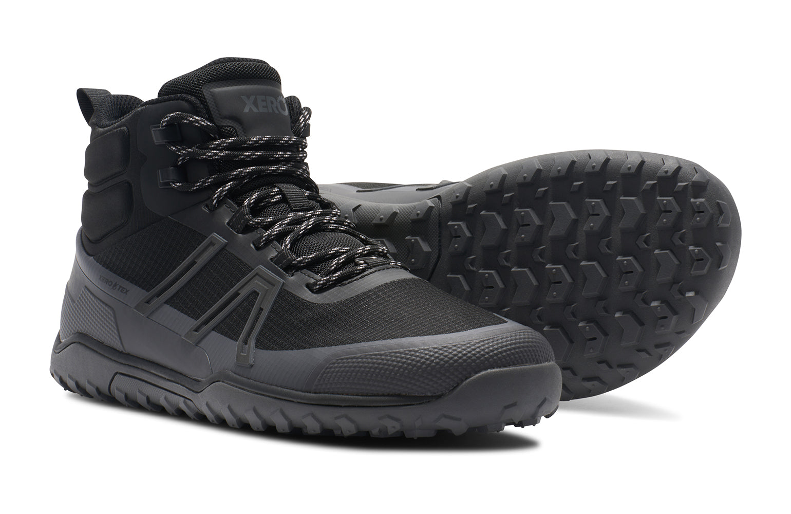 Xero Shoes Scrambler Trail Mid WP (Herren) - black / asphalt