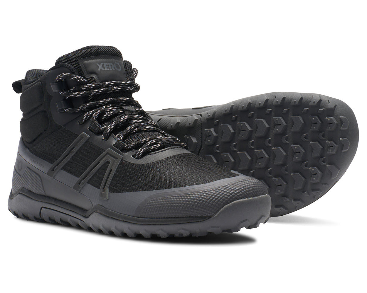 Xero Shoes Scrambler Trail Mid WP (Damen) - black / asphalt