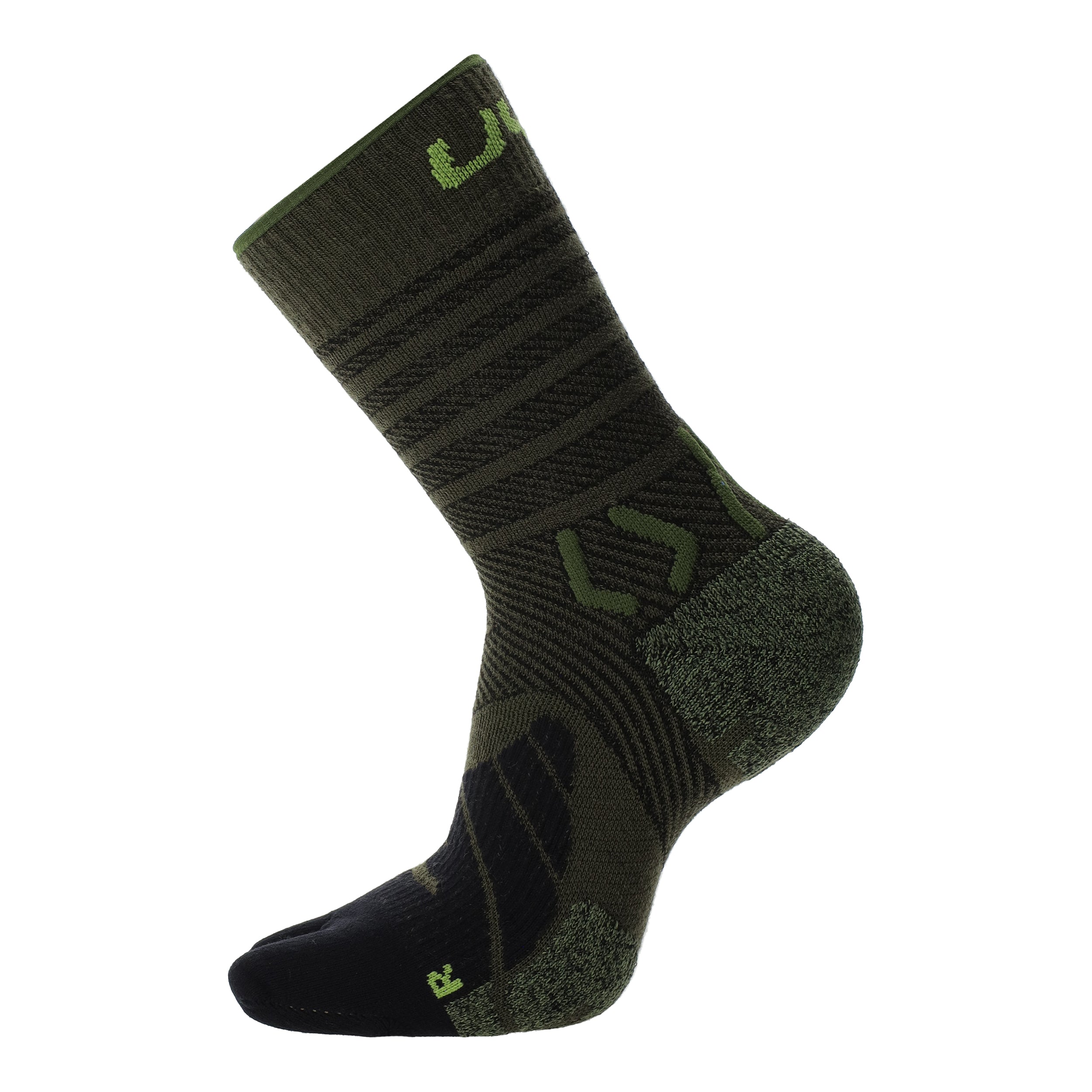 UYN Trekking Five Merino Socks -  military/black