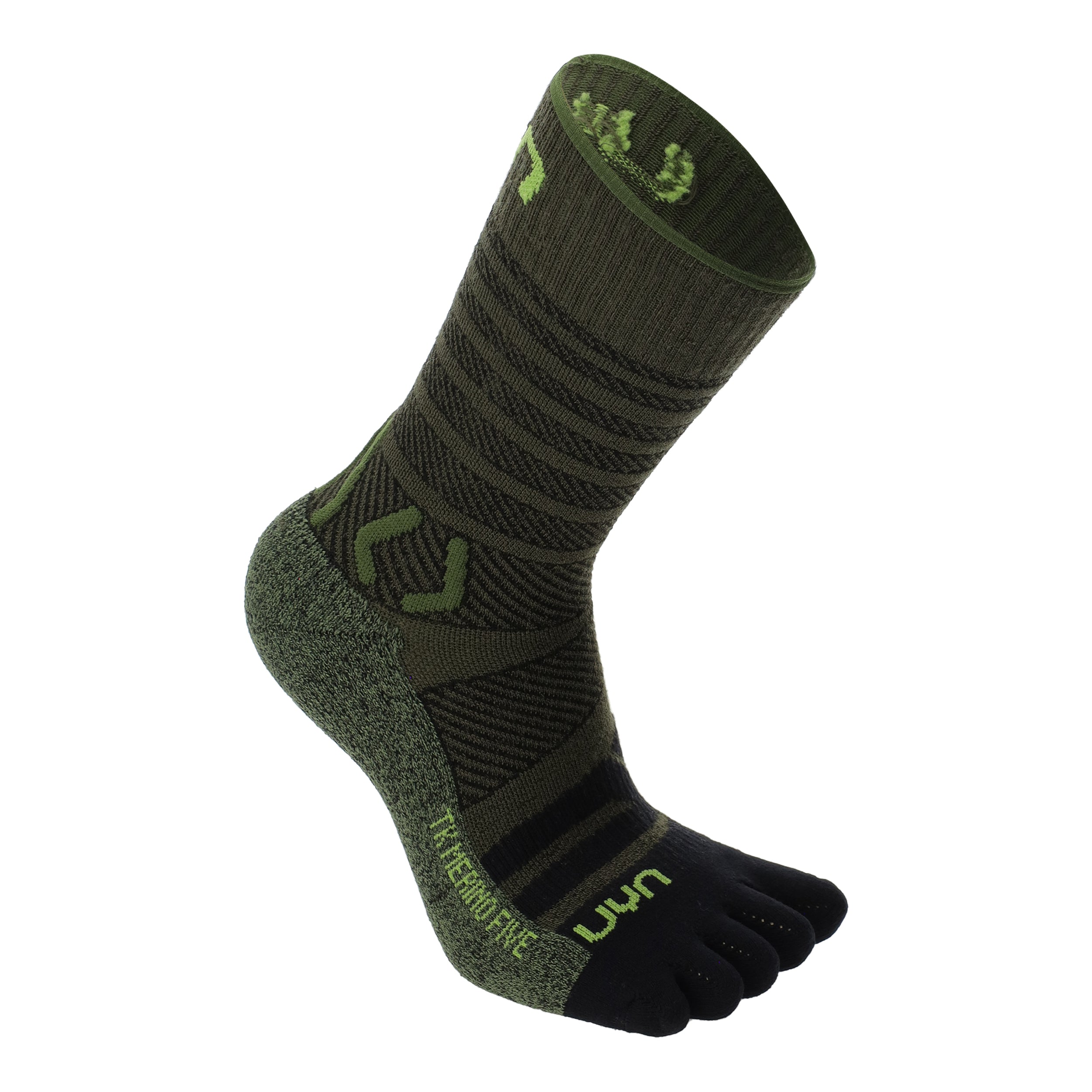 UYN Trekking Five Merino Socks -  military/black