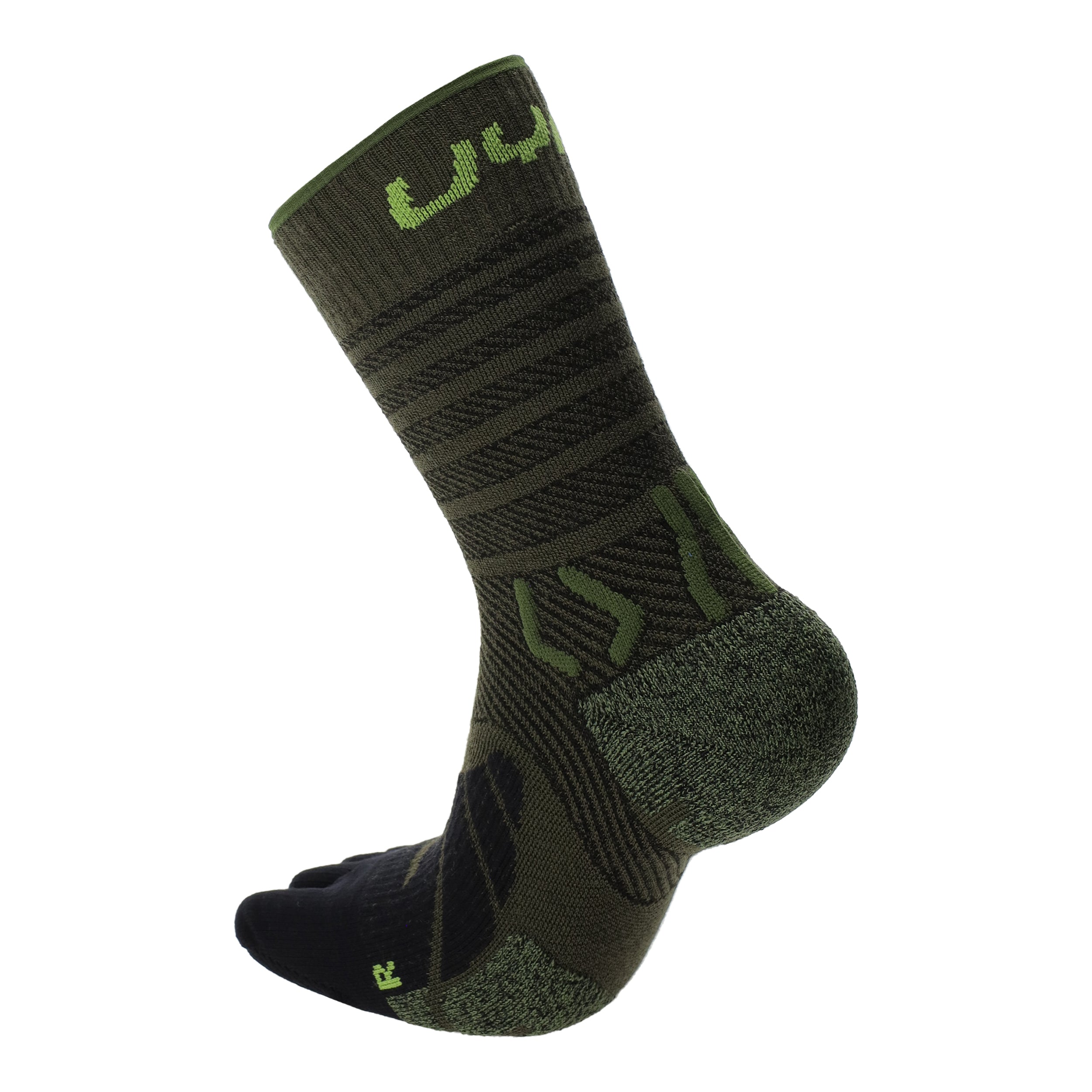 UYN Trekking Five Merino Socks -  military/black