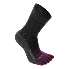 UYN Woman Trekking Five Merino Socks -  anthracite/purple